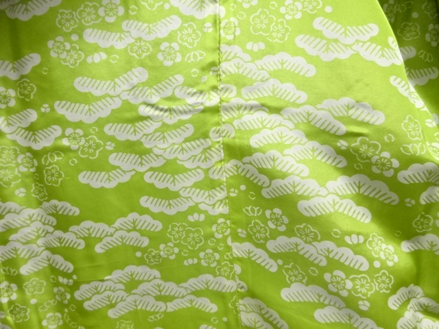  未使用品　葉模様道行コート